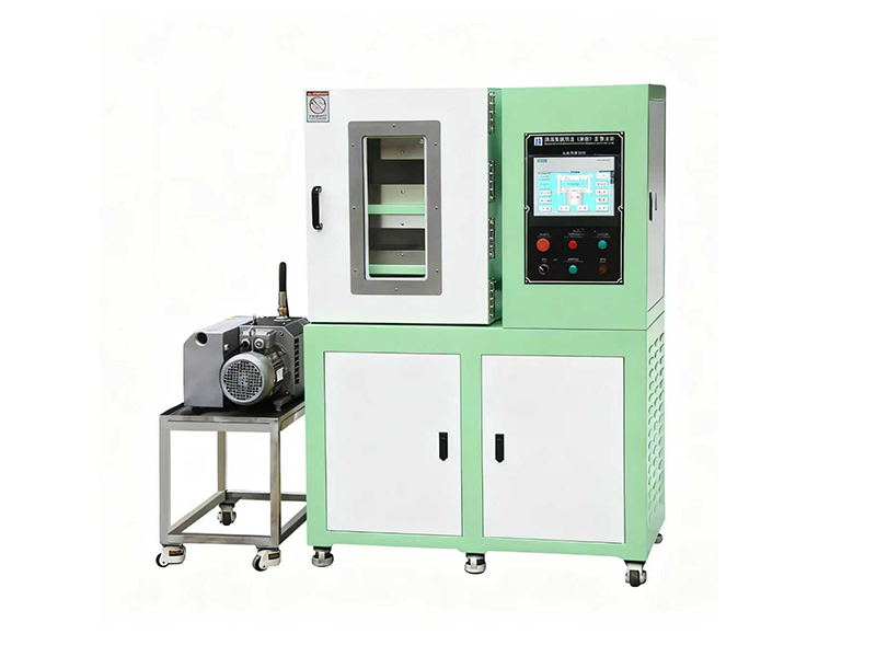 浅绿色抽真空平板硫化机